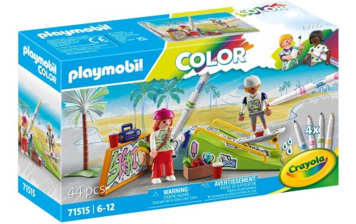PLAYMOBIL, 71515 Color Skatepark, Konstruktionsspielzeug