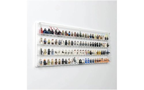 undefined, Holzbaukasten »iDisplayit Acryl-Wand-Display für 100 LEGO-Minifiguren«