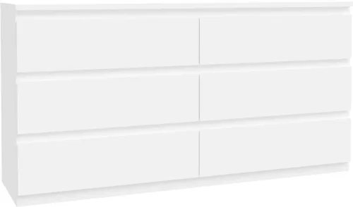 Forte, FORTE Kommode "Edmore" grosse Kommode, grifflose Front, Stauraum, 6 Schubladen