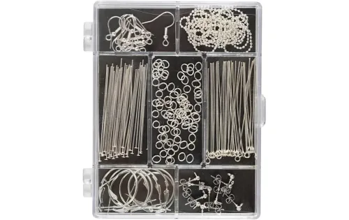 Creativ Company, Creativ Company Starterset Schmuck, Versilbert, 1 Set