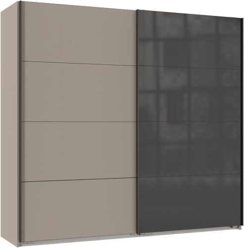 Schwebetürenschrank MIDNIGHT beige 2 Türen