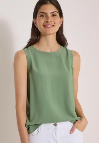 cecil, Cecil Blusentop Sommershirt, Viskose, ärmellos