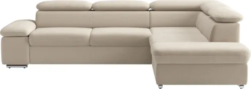 Sit & More, sit&more Ecksofa "Valantine L-Form, B: 272 cm" mit Arm- & Kopfteilverstellung, optional mit Bettfunktion