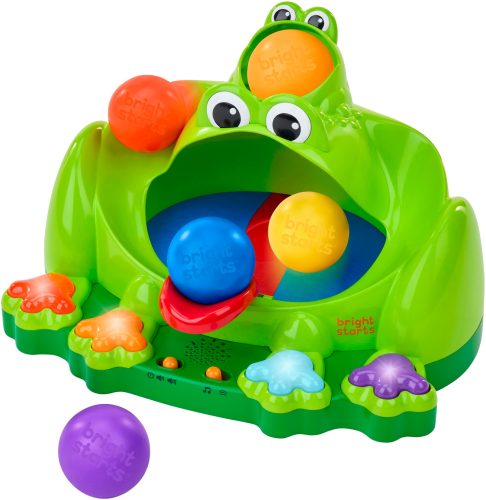 Bright Starts Lernspielzeug »Poppin' Ball Frog Ball Play Toy« mit Licht und Sound