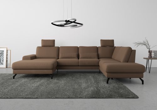 sit&more Wohnlandschaft »Cinturo«, inklusive Sitztiefenverstellung und Federkern