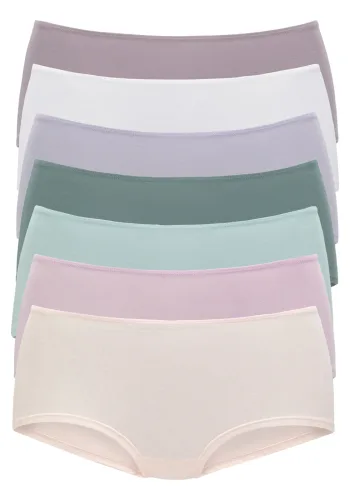 Vivance Panty 7er-Pack, in frischen und gedeckten Farben