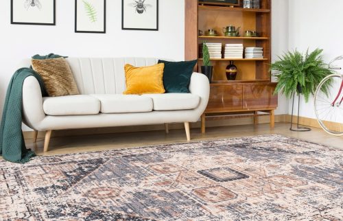 ARTE ESPINA, Arte Espina Teppich »Indiana 100«, rechteckig, Vintage Optik, Wohnzimmer