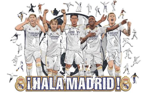 nicht definiert Puzzle »Iconic Real Madrid CF - 5 Spieler«, Holzart: Birke (Herkunftsland: China)