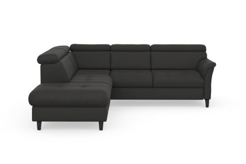 SIT&MORE, sit&more Ecksofa, inklusive Kopfteilverstellung, wahlweise mit Bettfunktion und Bettkasten