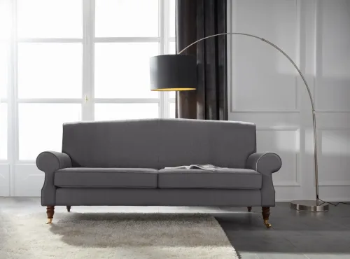 home affaire, Home affaire 3-Sitzer "Rennes" in Samtoptik oder Baumwoll-Mix