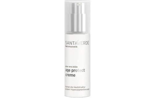Santaverde, Santaverde Aloe Vera Blüte Age Protect Creme Gesichtscreme 30ml