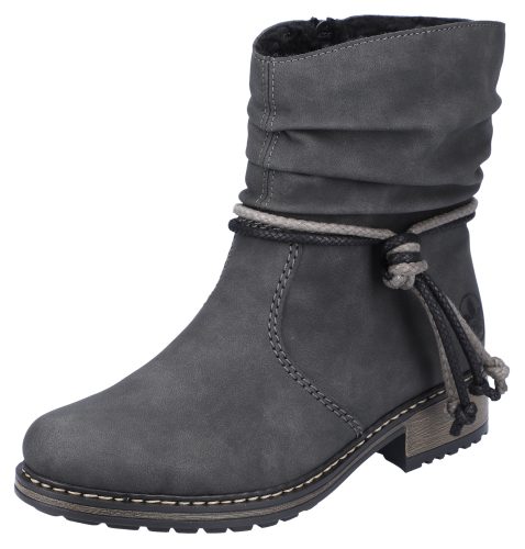 Rieker Winterstiefelette, mit Zierbänder am Schaft
