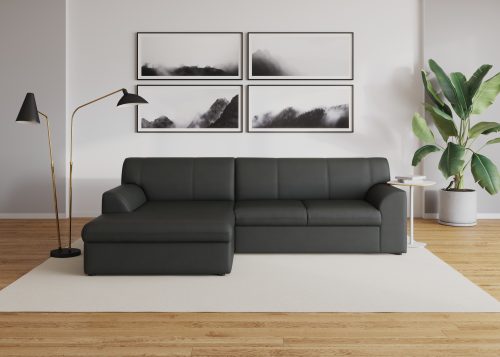 DOMO collection, DOMO collection Ecksofa »Topper«, mit Recamiere, wahlweise mit Schlaffunktion
