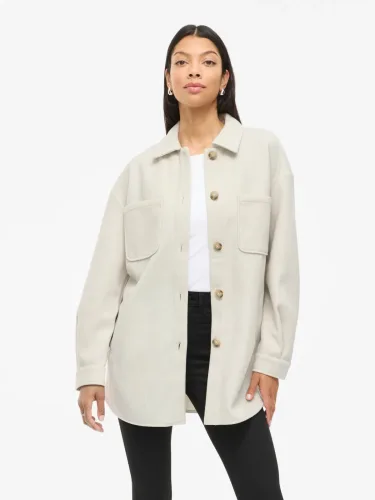 VILA, VILA - Overshirt, für Damen, Nature, Größe S