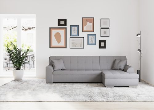 DOMO collection, DOMO collection Ecksofa »Treviso«, wahlweise mit Bettfunktion