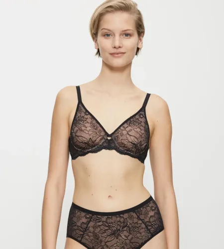 Triumph, Triumph - Bügel-BH, unwattiert, für Damen, Black, Größe 70E