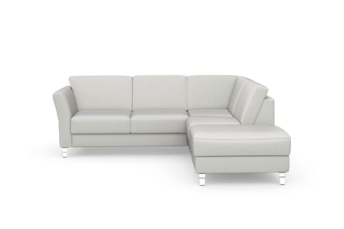 SIT&MORE, sit&more Ecksofa »Visby V«, Wahlweise mit Bettfunktion und Stauraum, frei im Raum stellbar, mit Federkern, auch erhältlich in dem besonders leicht mit Wasser zu reinigendem "Soft clean" Bezug
