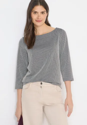 cecil, Cecil 3/4-Arm-Shirt mit Streifen Muster