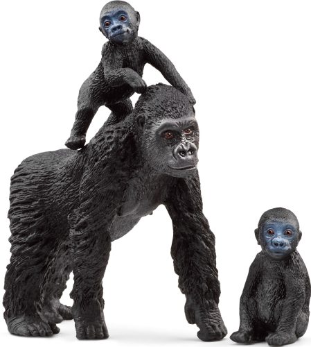 Schleich, Wild Life Flachland Gorilla Familie, Spielfigur