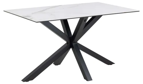 CONFORAMA, Tisch HEAVEN 135x80x75.5cm weiss