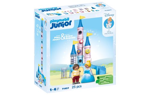 PLAYMOBIL, 71457 Junior & Disney: Cinderellas Schloss, Konstruktionsspielzeug