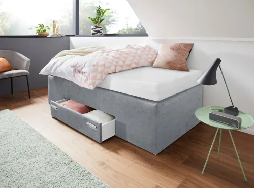 Westfalia Schlafkomfort, Westfalia Schlafkomfort Boxspringbett mit integrierter Schublade, frei im Raum stellbar