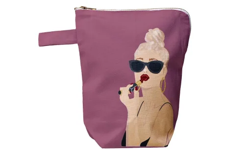 undefined, Kosmetiktasche "Chic Mic Cherry lips 22,5 x 26,5 x 10 cm"