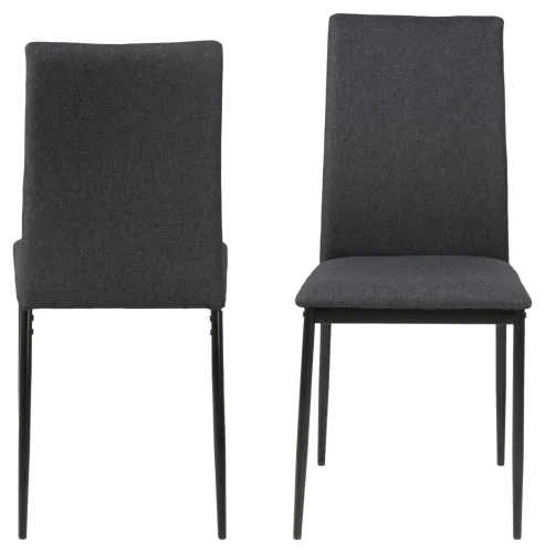 mutoni, mutoni - Esszimmerstuhl Slim Grau, One Size