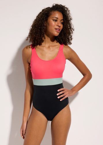 bonprix, bonprix Badeanzug schnelltrocknend, sportlicher Stil, elastisches Material