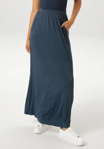 Aniston Casual, Aniston CASUAL Maxirock im Marine Look