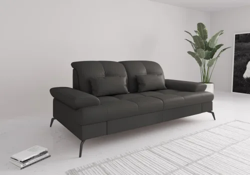 Sit & More, sit&more 3-Sitzer "Amica, inkl. Sitztiefenverstellung und Armteilverstellung" wahlweise mit Kopfteilverstellung und Bettfunktion