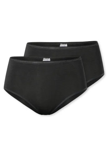 Schiesser, Schiesser Midislip "Modal Essentials" Glanzgarn-Details, weicher Bund, Basic
