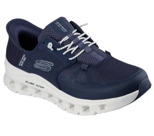 Skechers, SKECHERS Herren Sneaker Slip-In Glide Step Pro dunkelblau | 43