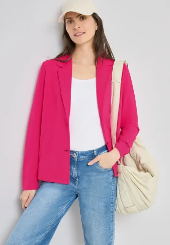 cecil, Cecil Sweatblazer mit Knopfverschluss und Viskose