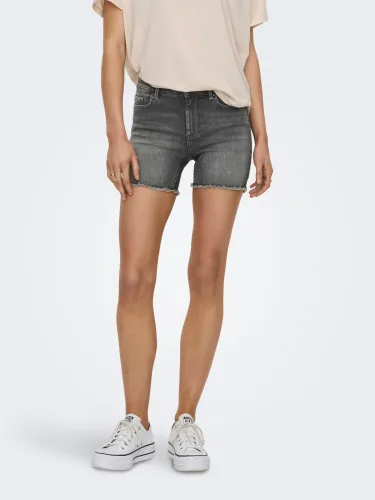 Only, Only ONLBLUSH Jeansshorts - Medium Grey Denim S Damen