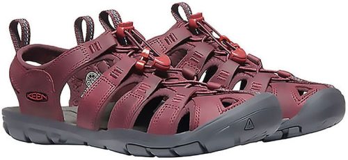 KEEN, KEEN W Clearwater CNX Leather Trekkingsandalen Damen, rot, Grösse: 36
