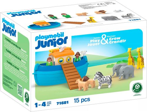 PLAYMOBIL, 71681 Junior: Meine Mitnehm-Arche Noah, Konstruktionsspielzeug
