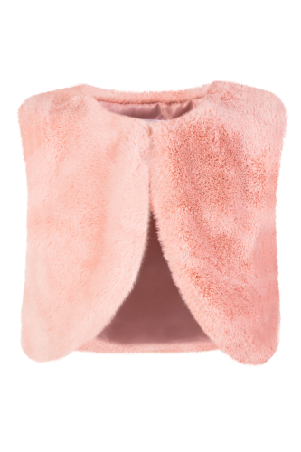 Fellweste TRES CHIC kurz in dusty rose