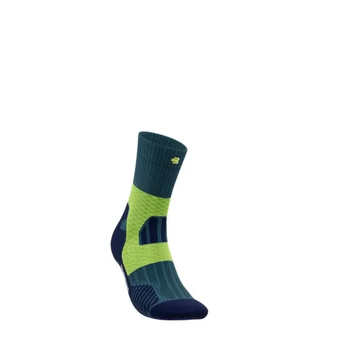 BAUERFEIND, Bauerfeind Trail Run Mid Cut Laufsocken Damen-Türkis