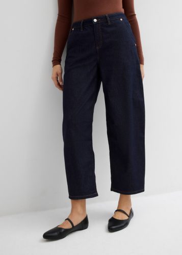 bonprix, bonprix Stretch-Jeans mit Stretch-Anteil, lockere Passform, verkürzte Balloon Leg