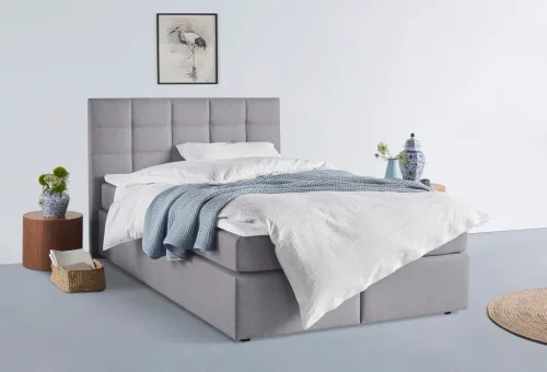 home affaire, Home affaire Boxbett "Carde" wahlweise mit Bettkasten, in H2, H3 & H4 erhältlich