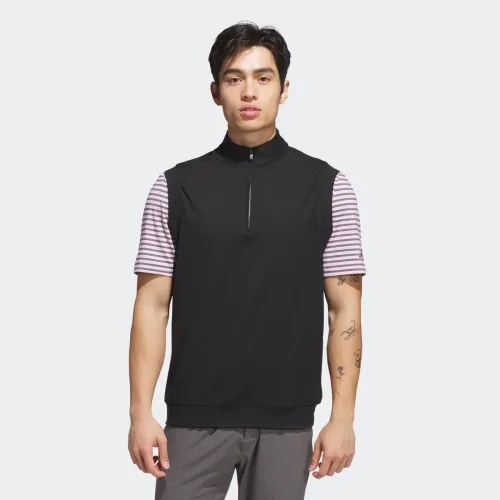 adidas Performance Funktionsweste "ULT CLS QZ VST" für Golf, mit Reissverschluss, aus Polyester und Elasthan