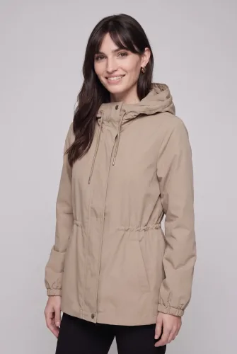 Only, ONLY Parka "ONLASTA LIFE STRING PARKA OTW" mit Kapuze Kunstfaser