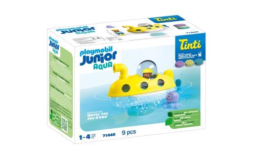 PLAYMOBIL, 71440 Junior Aqua & Tinti: Buntes U-Boot, Konstruktionsspielzeug
