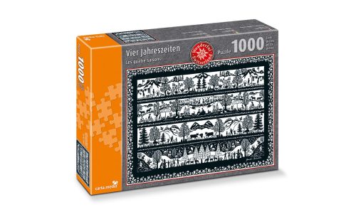 Vier Jahreszeiten - Scherenschnittmotiv