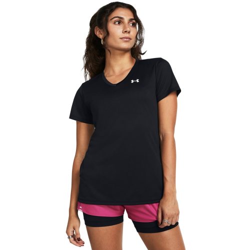 Under Armour, Under Armour Trainingsshirt "TECH SSV- SOLID" mit V-Ausschnitt, schnell trocknend, atmungsaktiv, normale Schnittform