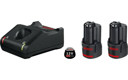 Bosch, Bosch Starter-Set GAL 12V-40 mit 2 Akkus | 2 Ah