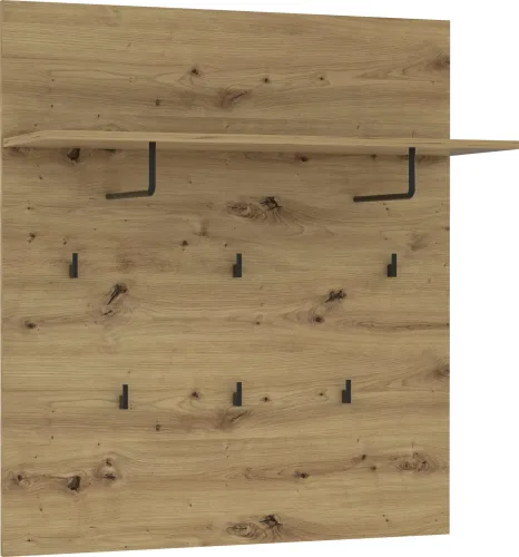 CONFORAMA, Wohnwand TRONDHEIM 90x30x100cm artisan eiche
