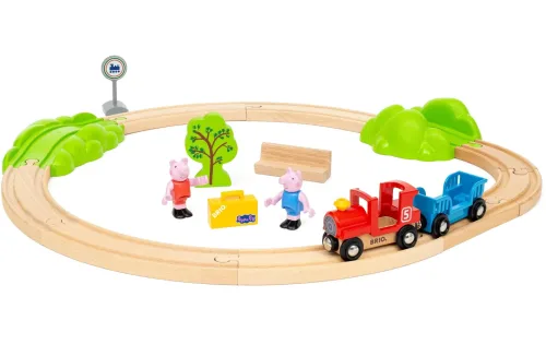undefined, BRIO Holzspielzeug Peppa Pig Train Set