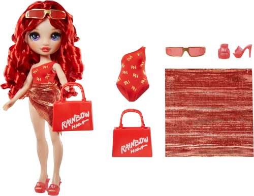Rainbow High Swim & Style Fashion Doll- Ruby (Red)